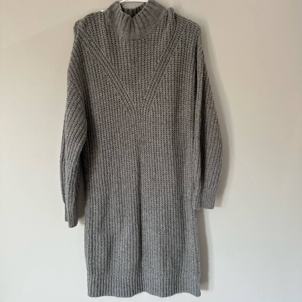 Old Navy Gray Cowl Neck Sweater